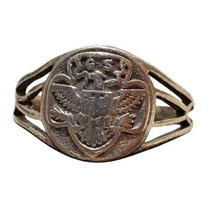 Vintage Sterling Silver Girl Scout Ring Size 6